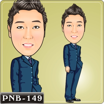 男生人像Q版漫畫PNB-149